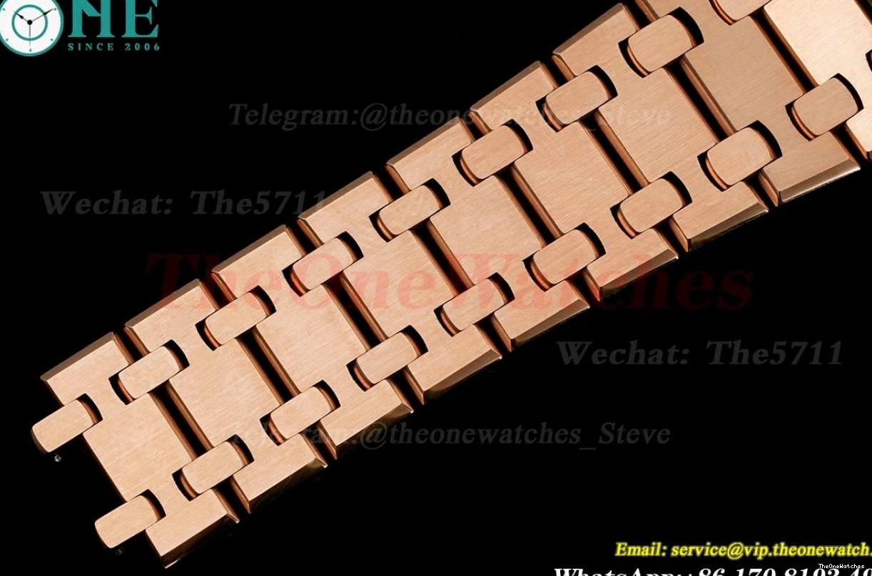 Oak Qtz Ladies RG JJF Swiss 33mm Diamond Grey RG Royal 0405